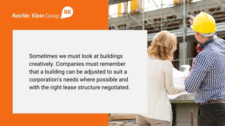 RKG | A building can be adjusted to suit a corporations needs where possible