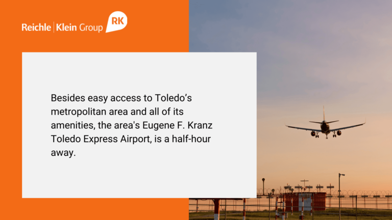 Eugene F. Kranz Toledo Express Airport only 30 minutes away