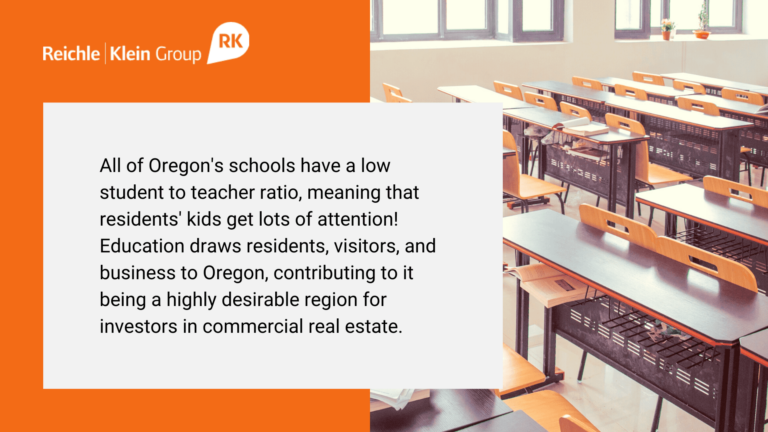 Oregon Ohios schools have a low student to teacher ratio