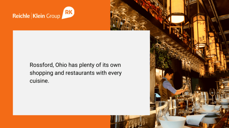 Rossford Ohio has plenty of shopping and restaurants