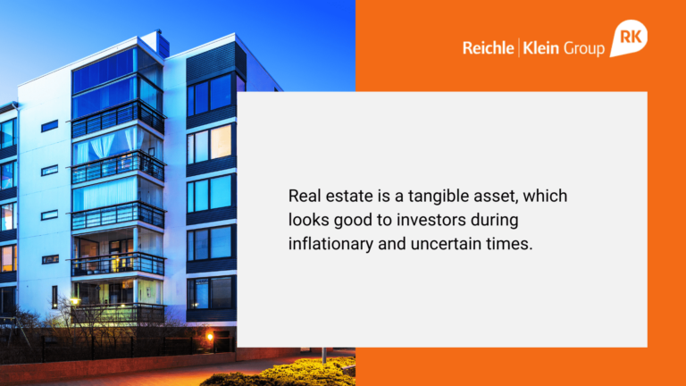real estate looks good to investors during times of uncertainty